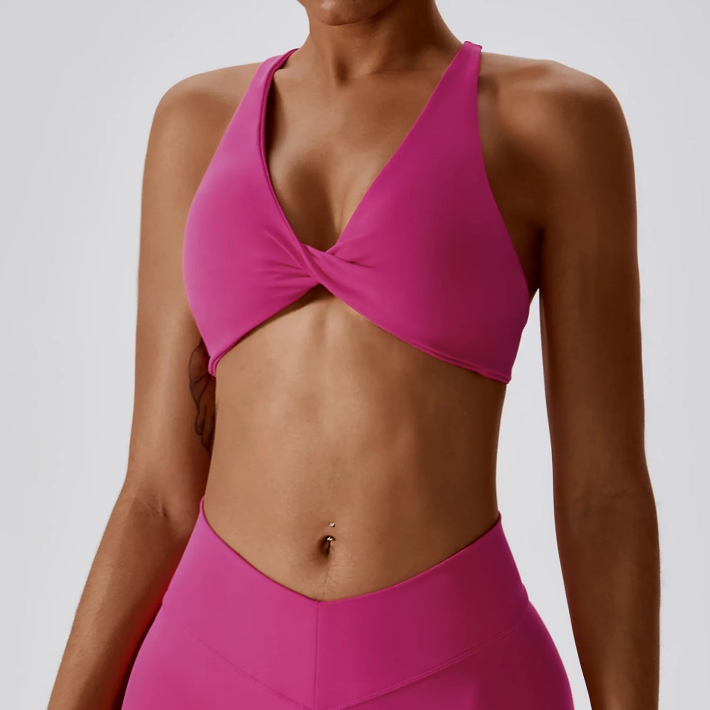White Yoga Sets Women Sexy Beauty Back Bra High Waist Leggings Suit Comfort Soild Fitness Running Sport Sets Breathabe Sportwear