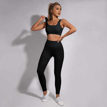 White Yoga Sets Seamless Women'S Gym Set 2/3/4 Pieces Yoga Suits Clothes Female Ribbed Activewear Fitness Athletic Wear Femme